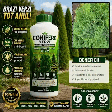 Ser Magic ConifereVerzi - Creștere frumoasă pentru brazi și tuia